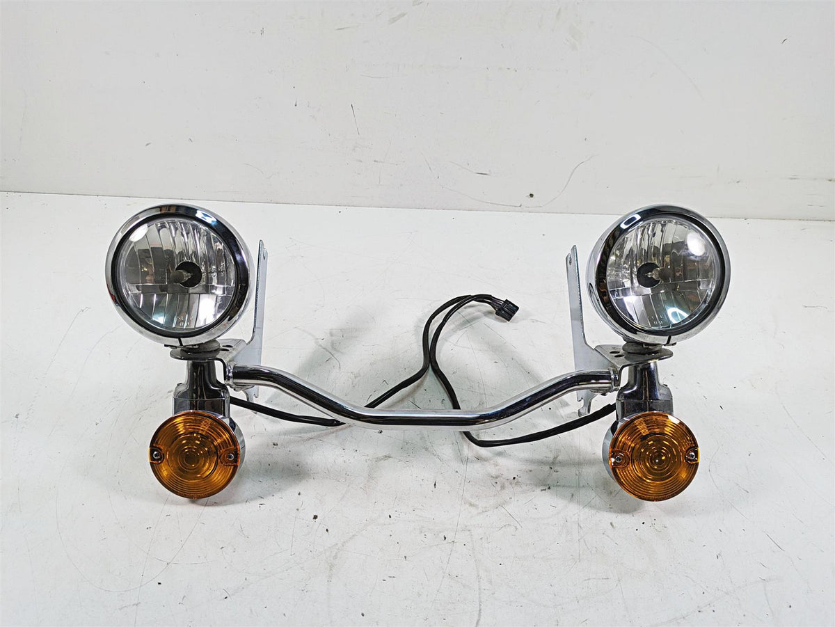 2011 Harley Touring FLHR Road King Front Spotlight Blinker Bar 68712-94A {{ shop.shopifyCountryName }} - Mototech271