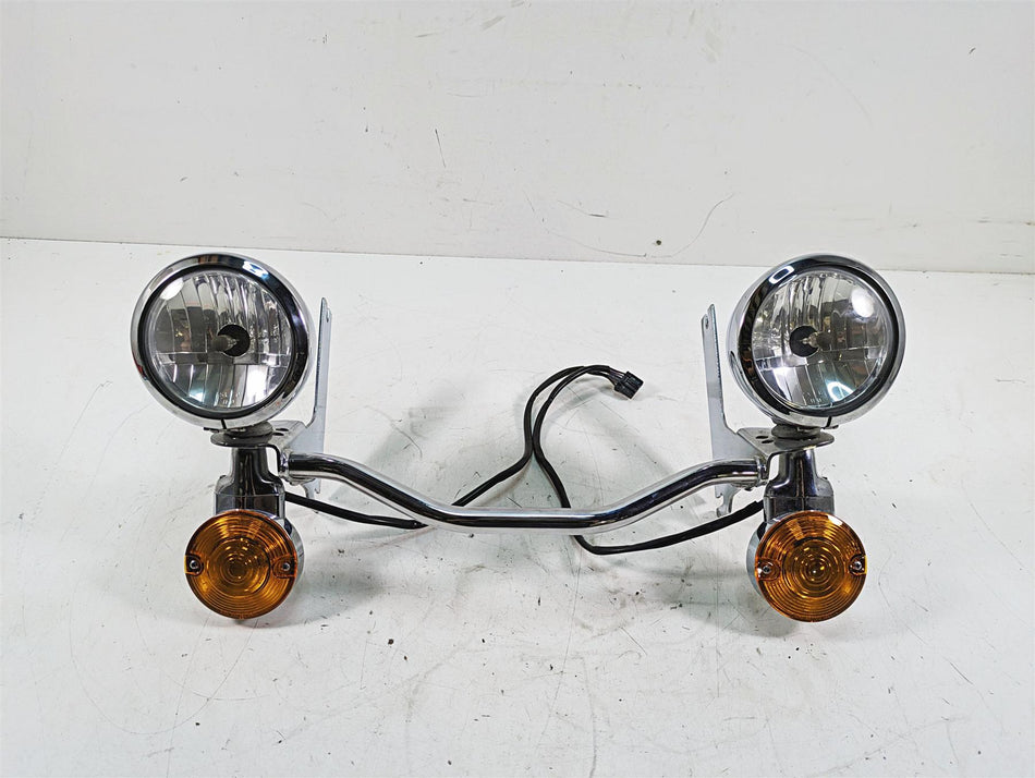 2011 Harley Touring FLHR Road King Front Spotlight Blinker Bar 68712-94A {{ shop.shopifyCountryName }} - Mototech271