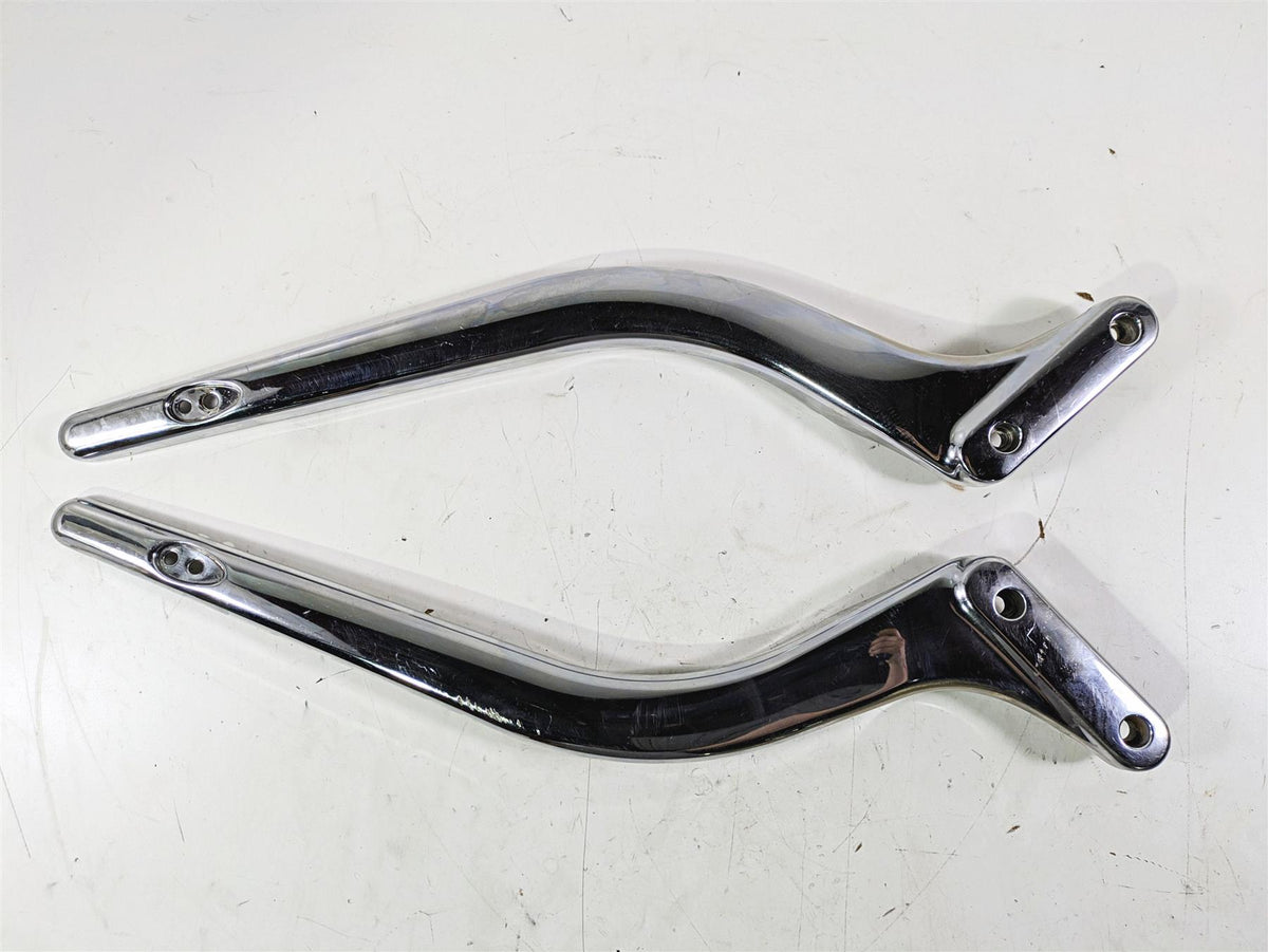2003 Harley Softail FXSTDI Deuce 100th Rear Chrome Braces Struts Covers 60028-00 {{ shop.shopifyCountryName }} - Mototech271