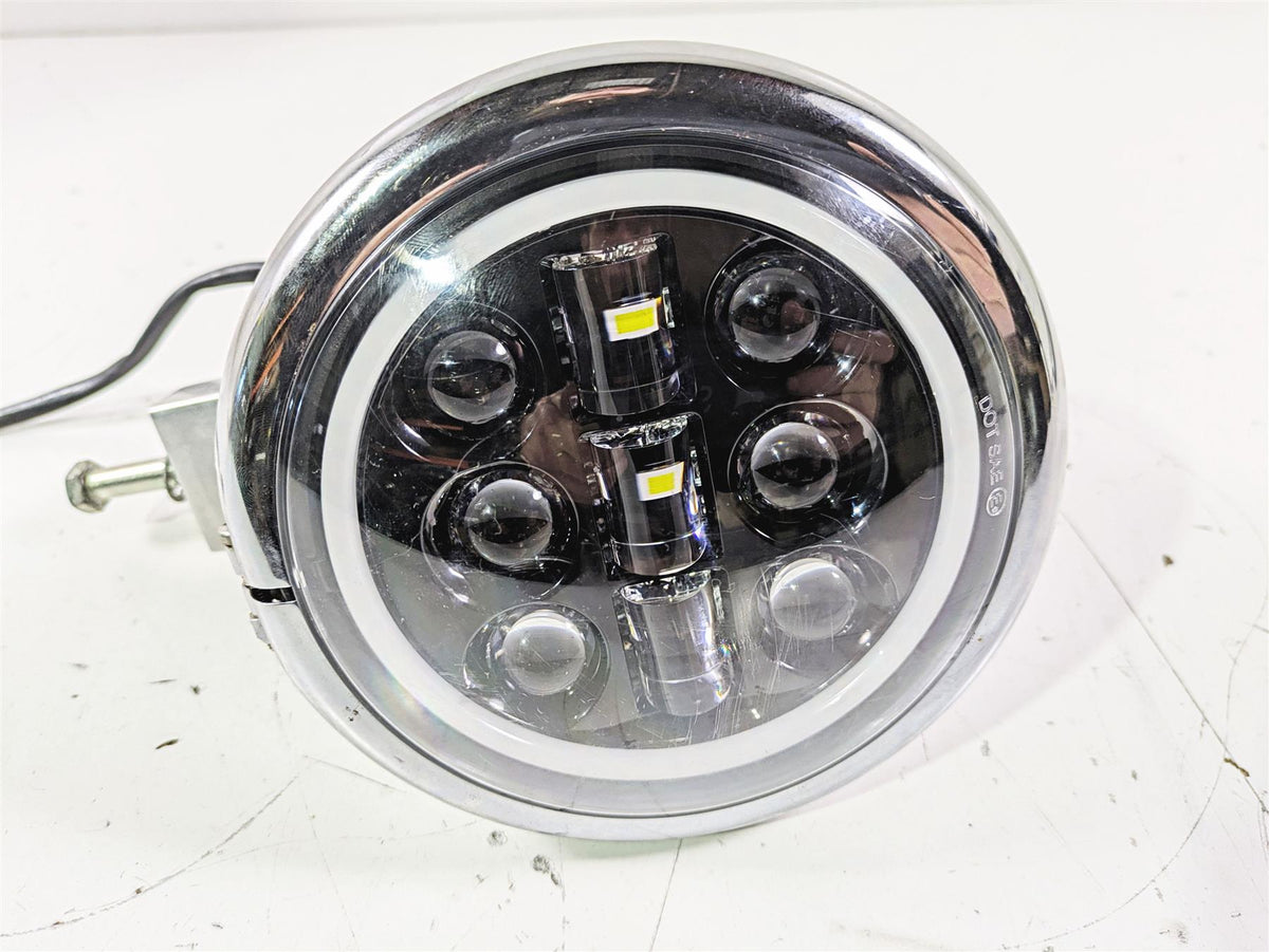 2007 Harley FXDWG Dyna Wide Glide Led Headlight Head Light 5-3/4" 69691-06B {{ shop.shopifyCountryName }} - Mototech271
