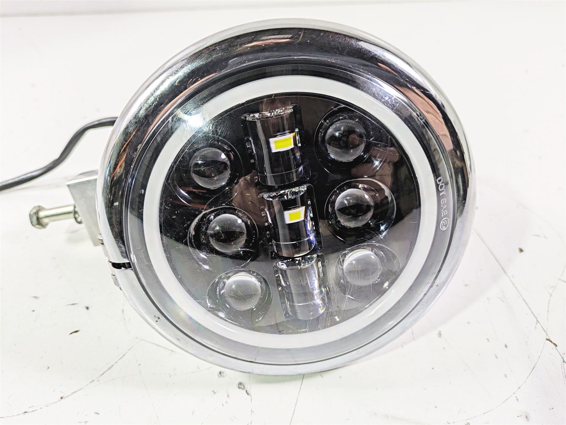 2007 Harley FXDWG Dyna Wide Glide Led Headlight Head Light 5-3/4" 69691-06B {{ shop.shopifyCountryName }} - Mototech271