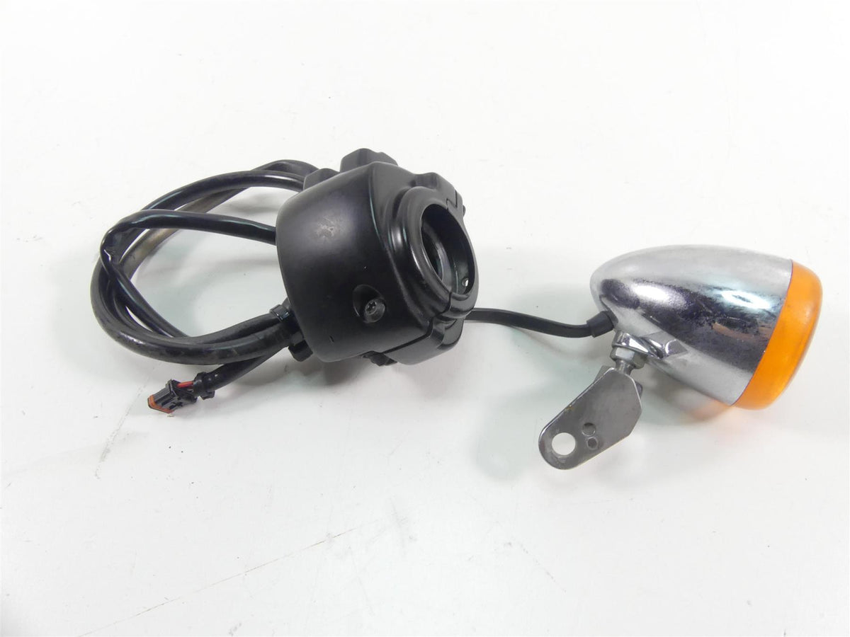 2014 Harley FXDF Dyna Fat Bob Left Control Switch + Turn Signal Blinker 72945-12 {{ shop.shopifyCountryName }} - Mototech271