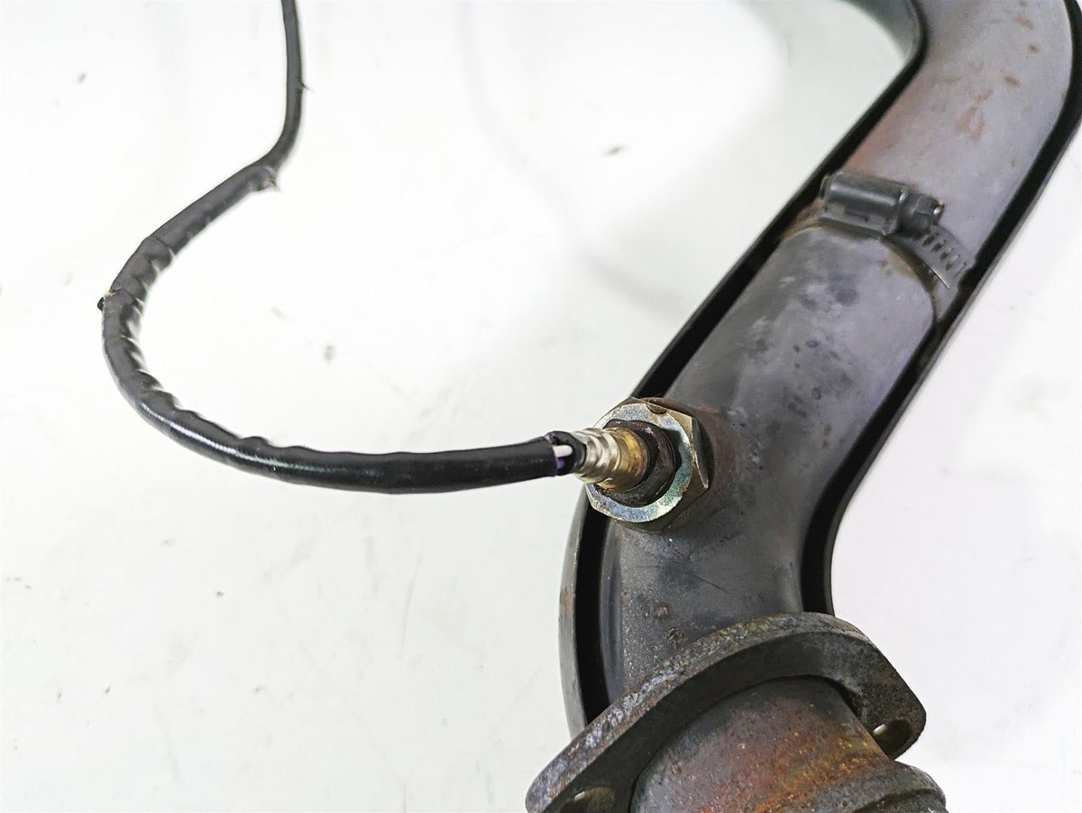 2012 Harley FLD Dyna Switchback Full Aftermarket 2 into 1 Exhaust System {{ shop.shopifyCountryName }} - Mototech271