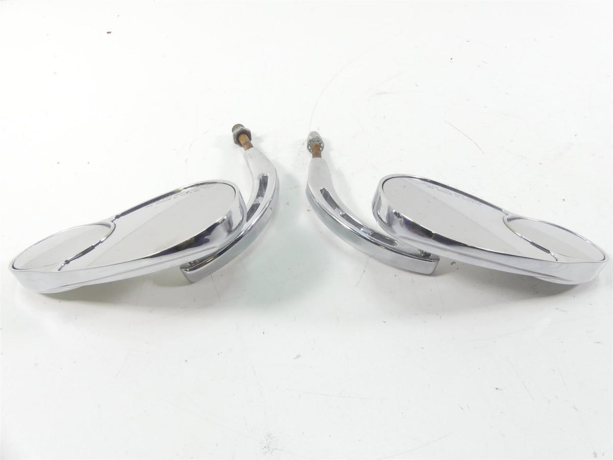 2008 Harley FXCWC Softail Rocker C Split Chrome Rear View Mirrors 91845-03B {{ shop.shopifyCountryName }} - Mototech271