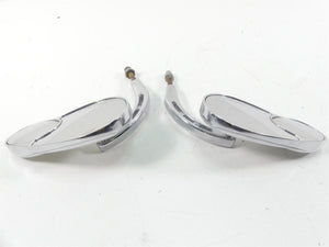 2008 Harley FXCWC Softail Rocker C Split Chrome Rear View Mirrors 91845-03B