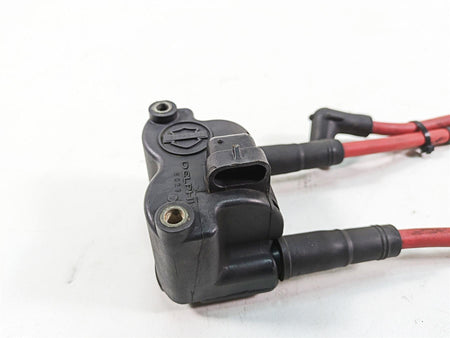 2009 Harley FXDC Dyna Super Glide Custom Ignition Coil & Wires + Plugs 31743-01 {{ shop.shopifyCountryName }} - Mototech271