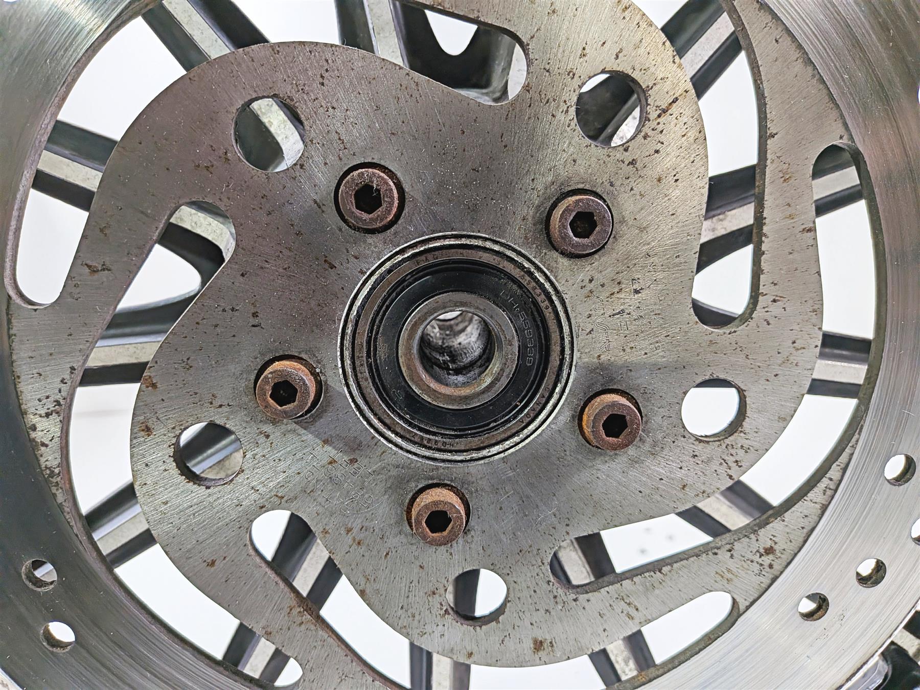 2002 Harley Davidson XLH883 Sportster 19x2.5 Front Wheel Rim - Runout 43594-00A {{ shop.shopifyCountryName }} - Mototech271