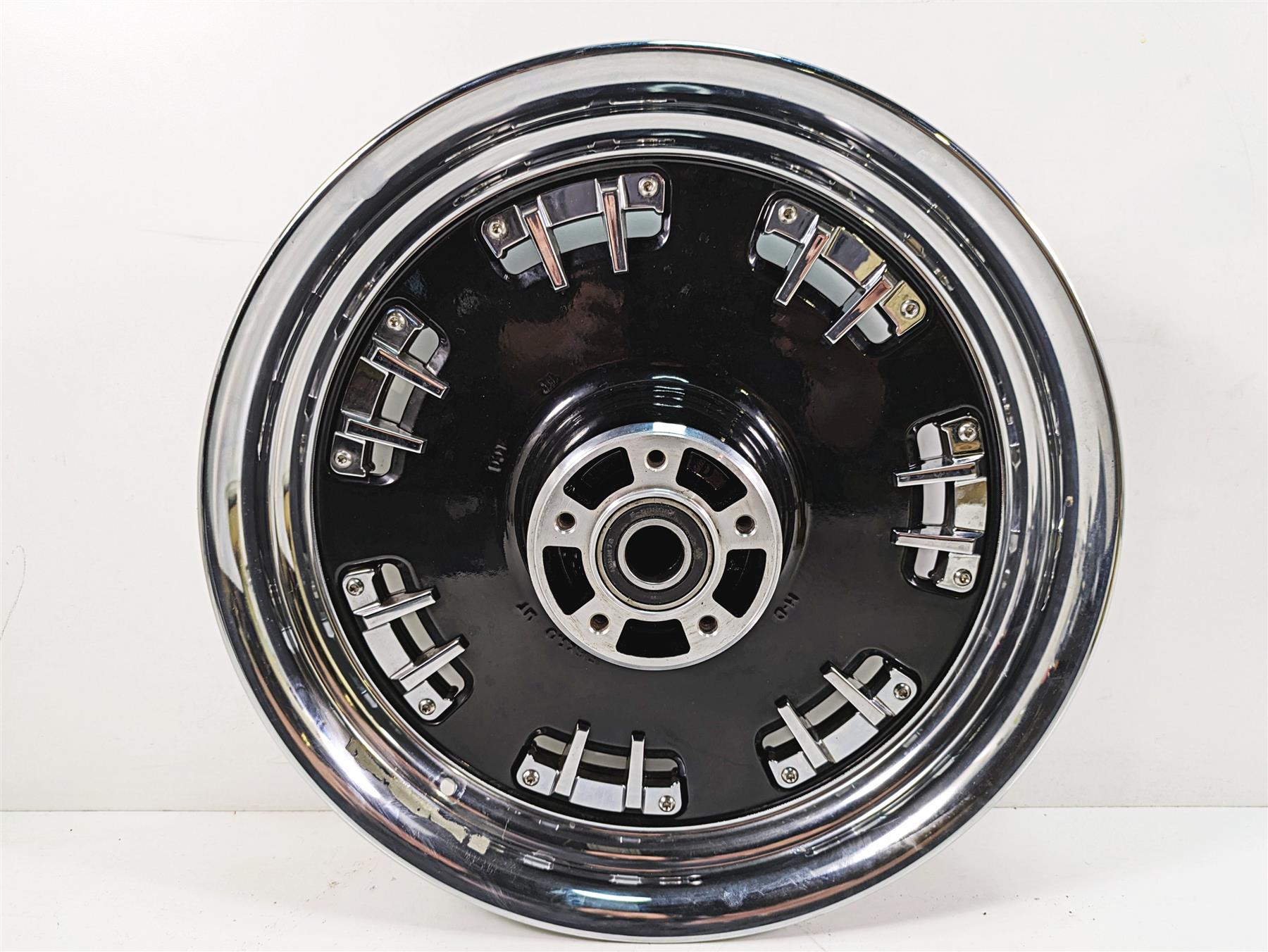 2009 Harley Dyna FXDFSE CVO Fat Bob 16x3 Front Wheel Fang Contrast Crm  43265-09 | Mototech271