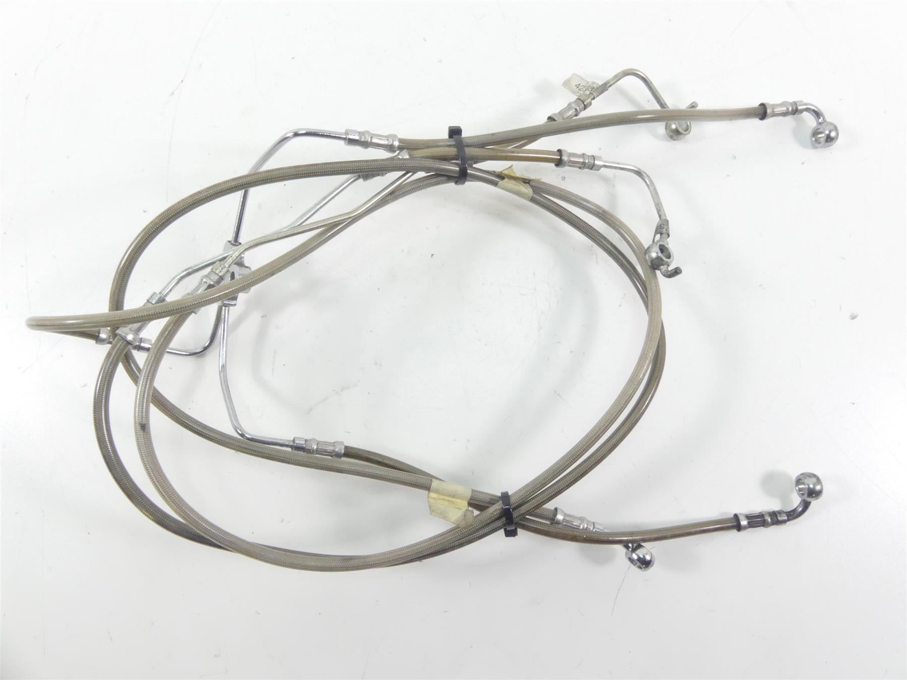 2009 Harley FLHTCU SE4 CVO E-Glide Front Abs Brake Line Set 38937-09 42388-09 {{ shop.shopifyCountryName }} - Mototech271