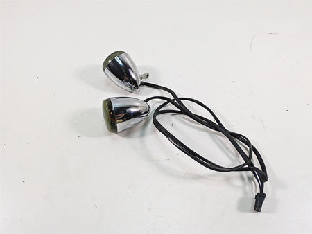 2006 Harley Sportster XL1200 Front Smoked Turn Signal Blinker Set 68972-00 {{ shop.shopifyCountryName }} - Mototech271