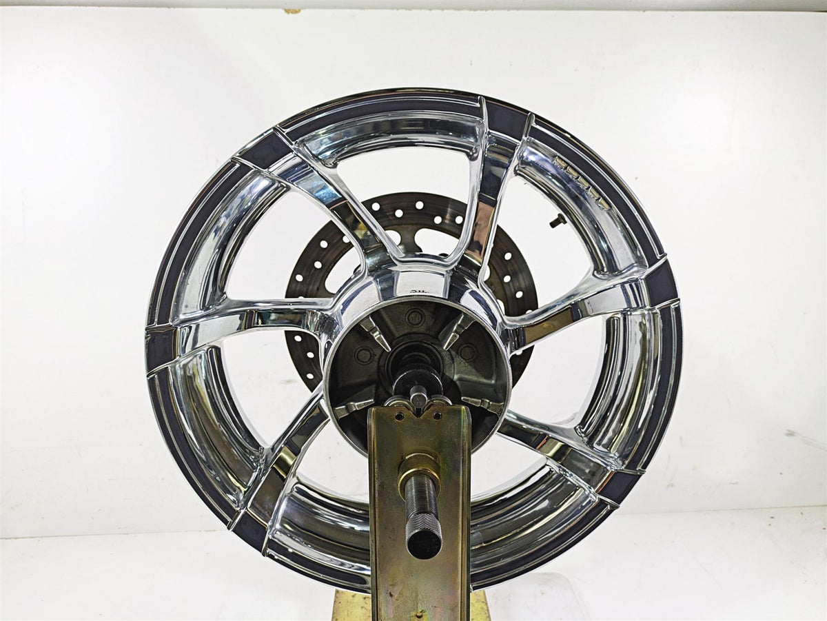 2011 Harley Touring CVO E-Glide Front Rear Agitator Chrome Wheel Set 47957-10 {{ shop.shopifyCountryName }} - Mototech271
