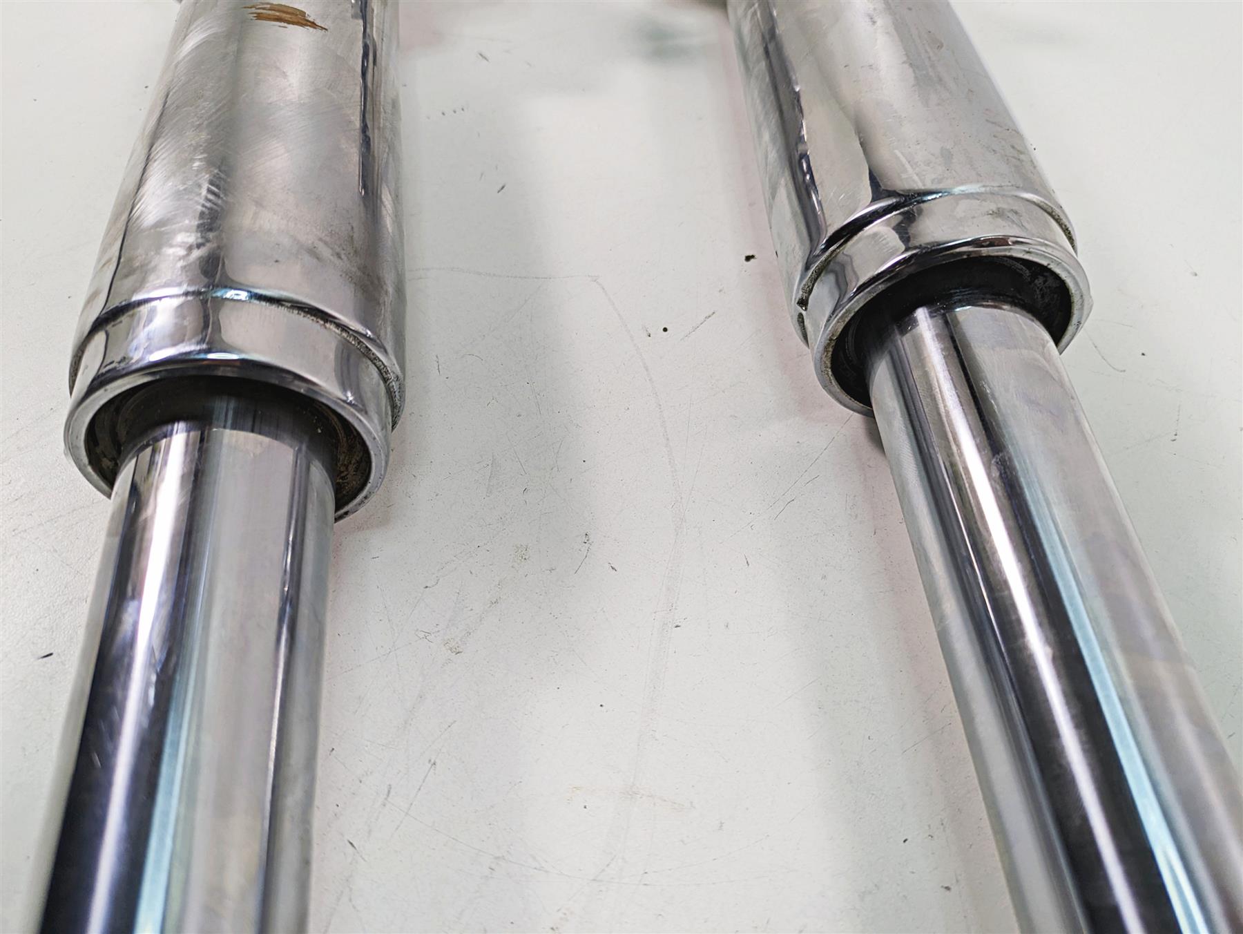 1999 Harley Touring FLHTC Electra Glide Front Chrome 41mm Forks 45833-97 {{ shop.shopifyCountryName }} - Mototech271