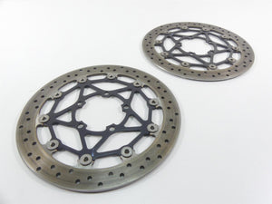 2013 Triumph Street Triple 675R Front Brake Rotor Disc Set 4K T2021440�