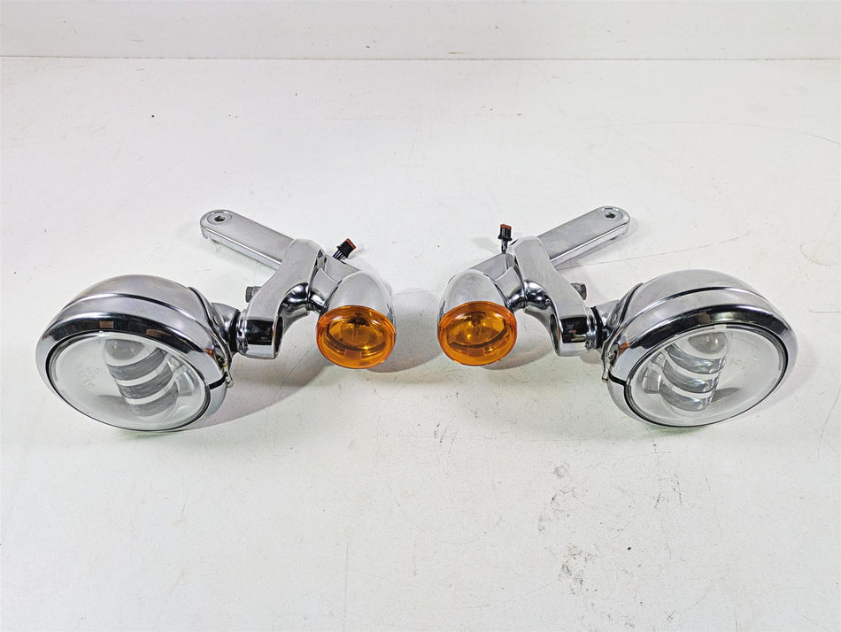 2015 Harley Touring FLHTKL Electra Glide Front Spot Light Blinker Set 68000021 {{ shop.shopifyCountryName }} - Mototech271
