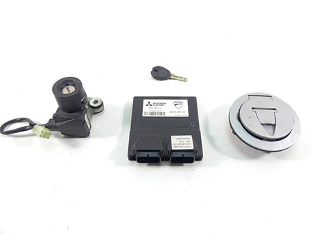 2012 Ducati Panigale 1199S Cdi Ecu Ecm Ignition Switch Key 28642071B 59821051A {{ shop.shopifyCountryName }} - Mototech271