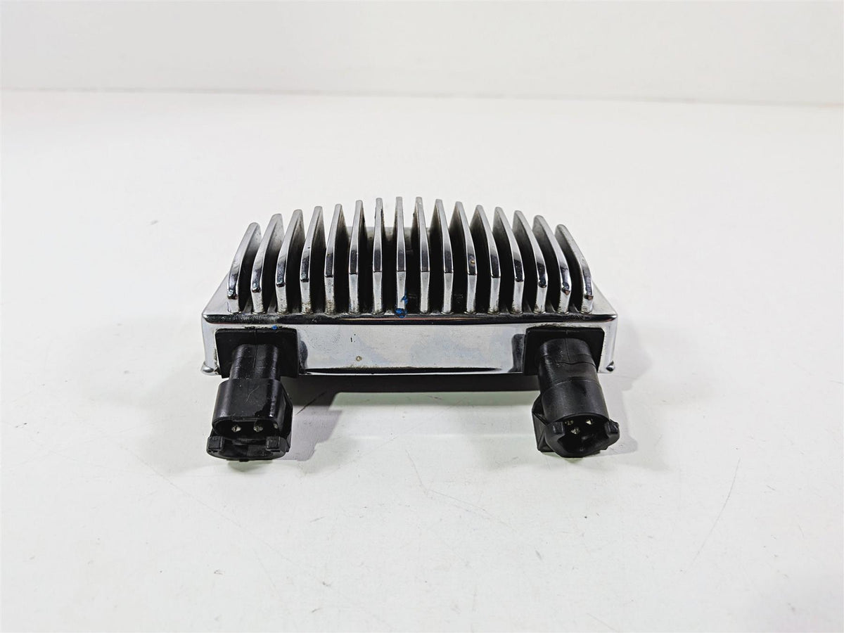 2008 Harley FXDSE CVO Dyna OEM Chrome Rectifier Voltage Regulator 74561-08A-Mototech271