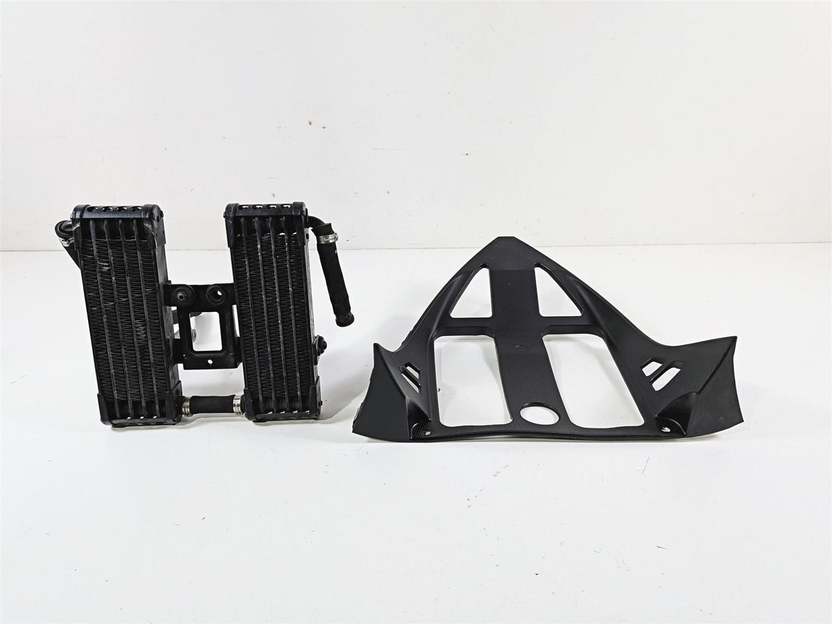 2008 Aprilia RSVR 1000 Factory Oil Cooler & Lines & Cover AP8104341 AP8104452 {{ shop.shopifyCountryName }} - Mototech271