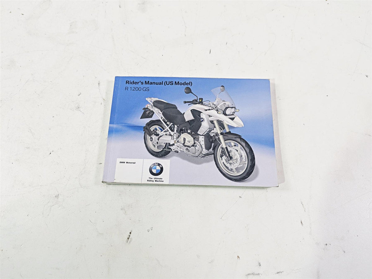 2010 BMW R1200GS K25 Owners Manual Booklet 01418520397 {{ shop.shopifyCountryName }} - Mototech271