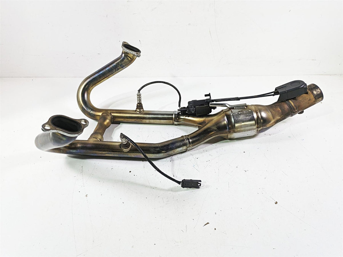 2014 BMW R1200 RT RTW K52 Oem Exhaust Header Manifold Pipe & Servo 18517712008 {{ shop.shopifyCountryName }} - Mototech271