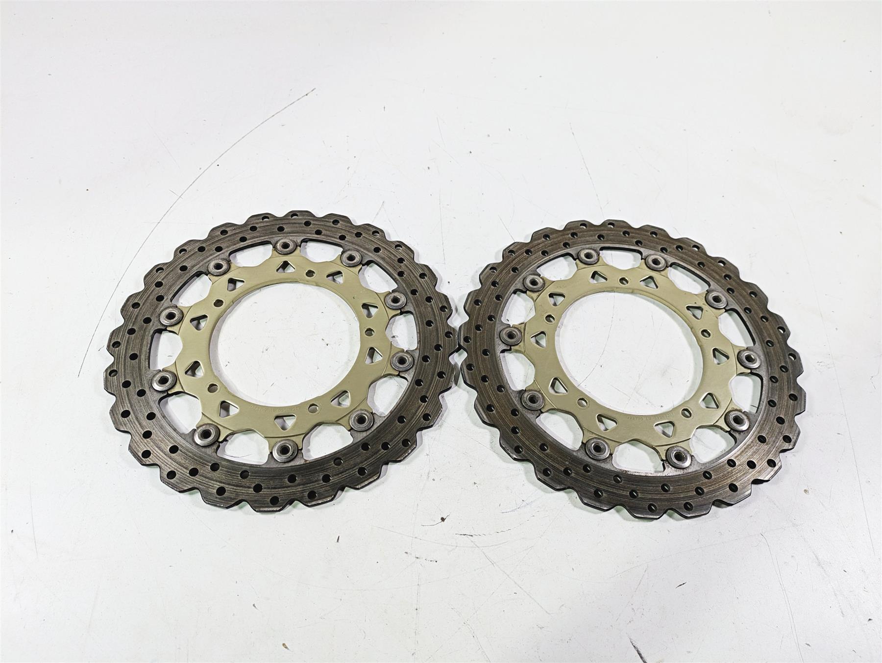 2012 Yamaha XT1200 Super Tenere Front Brake Disc Rotor Set 23P-2581T-00-00 {{ shop.shopifyCountryName }} - Mototech271