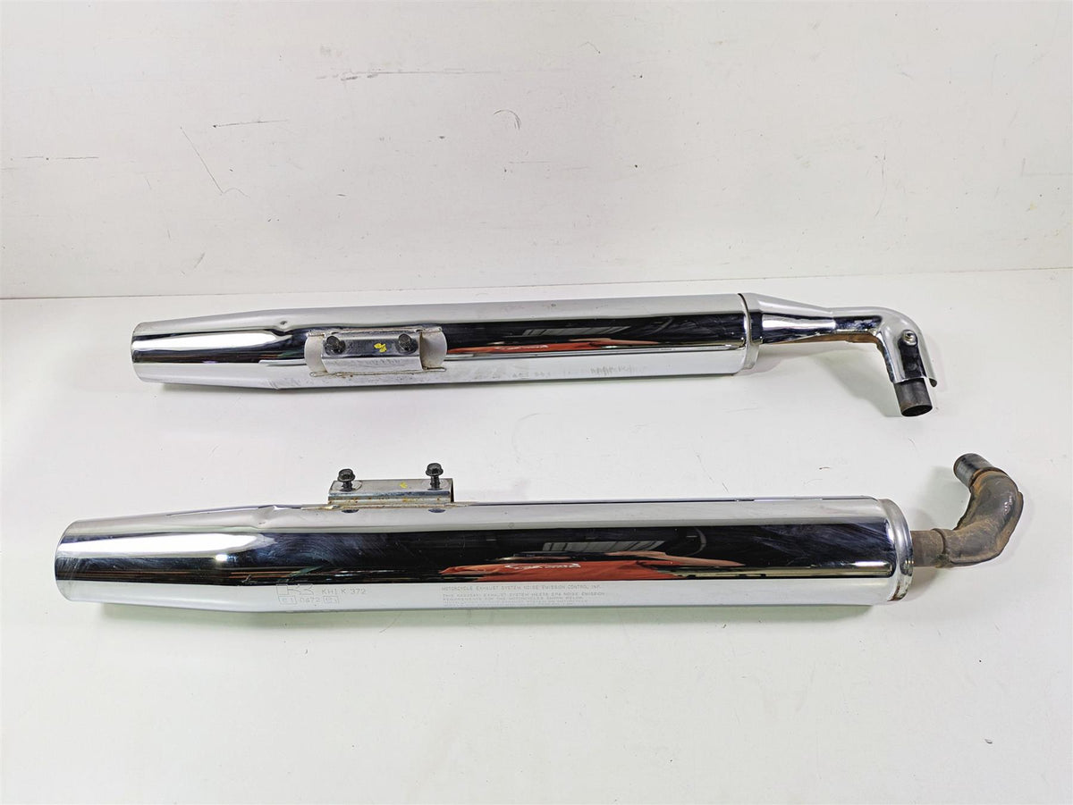 2008 Kawasaki VN1600 Vulcan Nomad Stock Exhaust Pipe Muffler Set 18091-0200 {{ shop.shopifyCountryName }} - Mototech271
