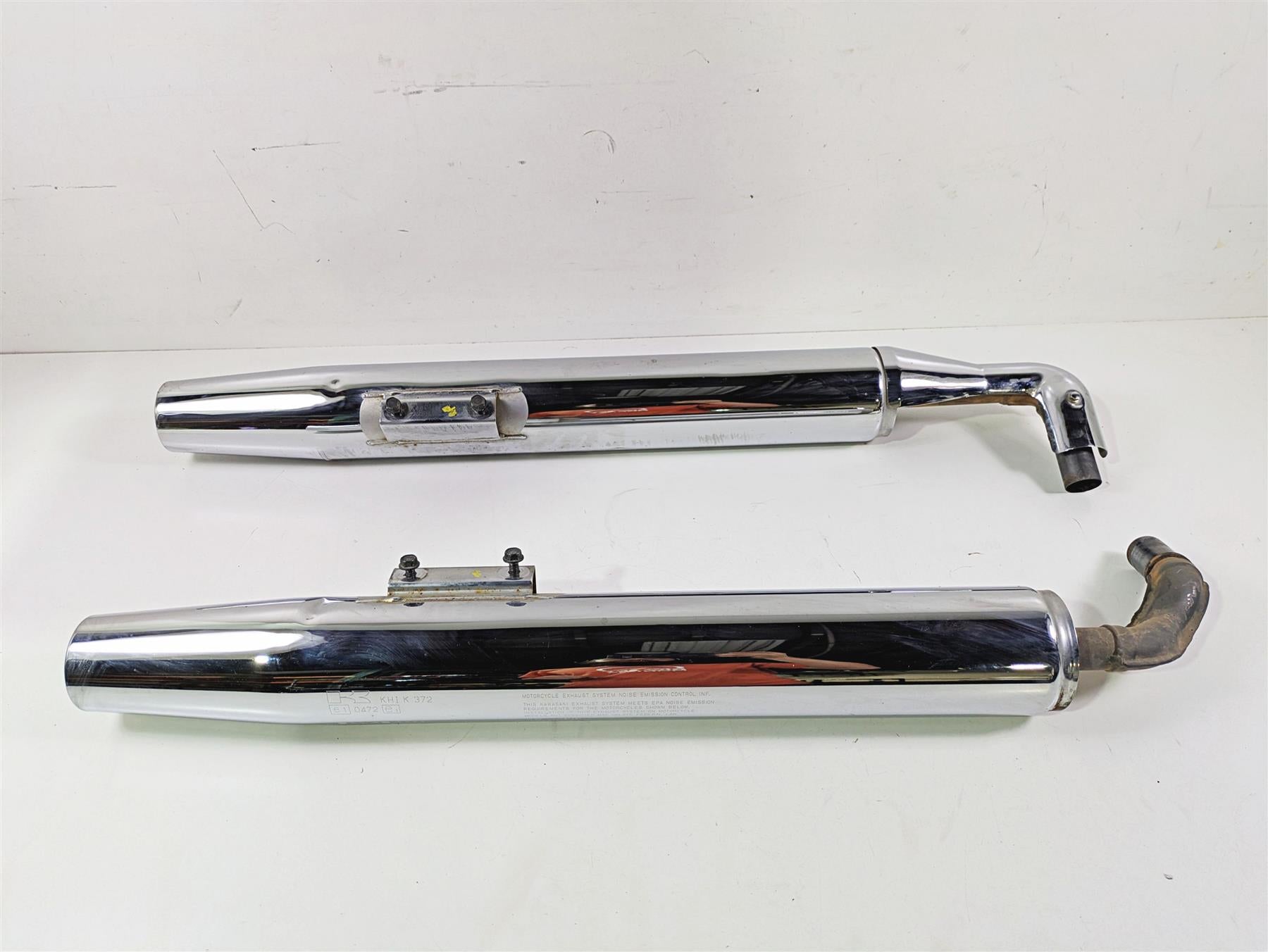 2008 Kawasaki VN1600 Vulcan Nomad Stock Exhaust Pipe Muffler Set 18091-0200 {{ shop.shopifyCountryName }} - Mototech271