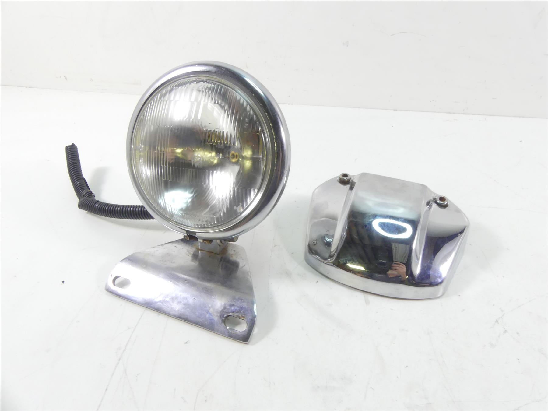 1978 Harley XLH1000 Sportster Ironhead Headlight Head Light Lamp 67705-74 {{ shop.shopifyCountryName }} - Mototech271