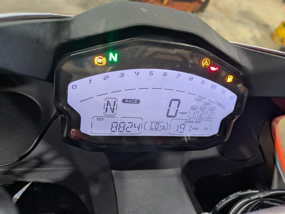 2017 Ducati 959 Panigale Speedometer Dash Screen Instrument Cluster 8K 40611243B-Mototech271