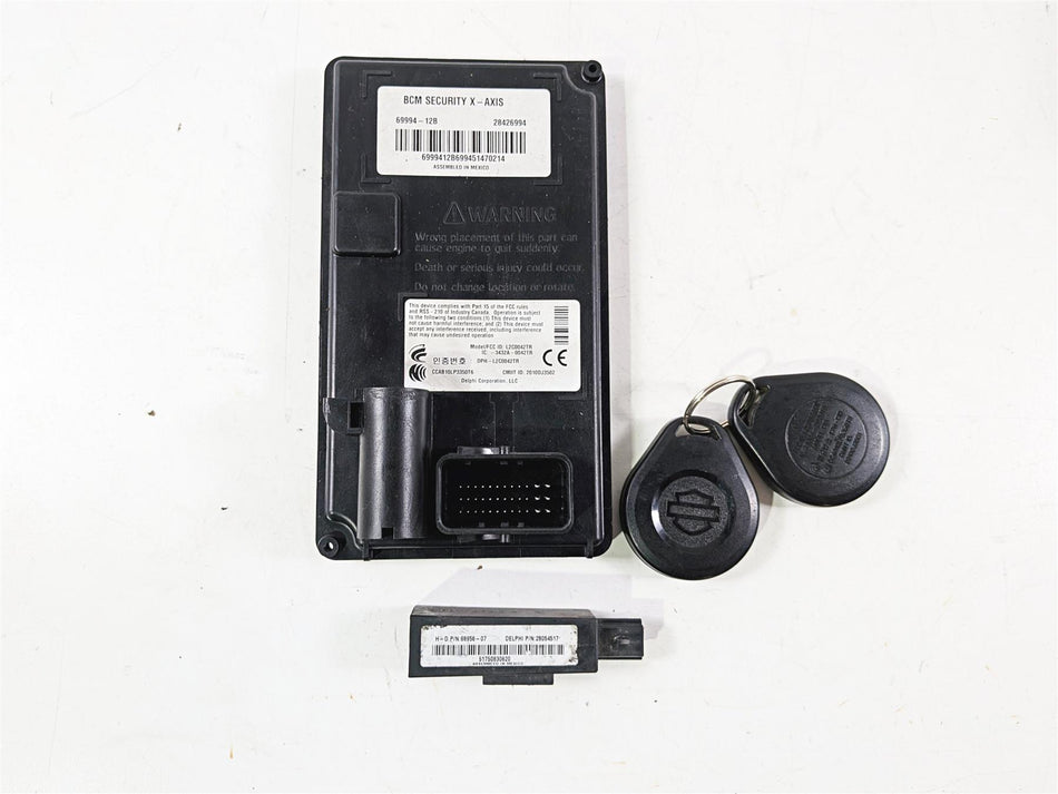 2015 Harley Touring FLTRUSE CVO Road Glide Bcm Security X-Axis & Fob 69994-12B-Mototech271