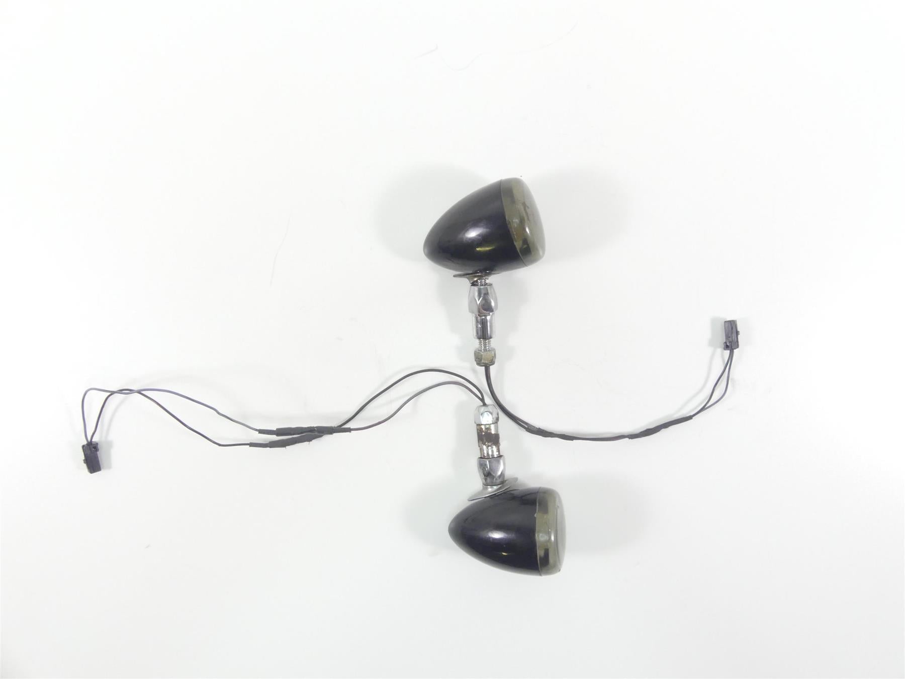 2008 Harley Softail FLSTSB Cross Bones Rear Smoked Led Blinker Signals 68804-06 {{ shop.shopifyCountryName }} - Mototech271