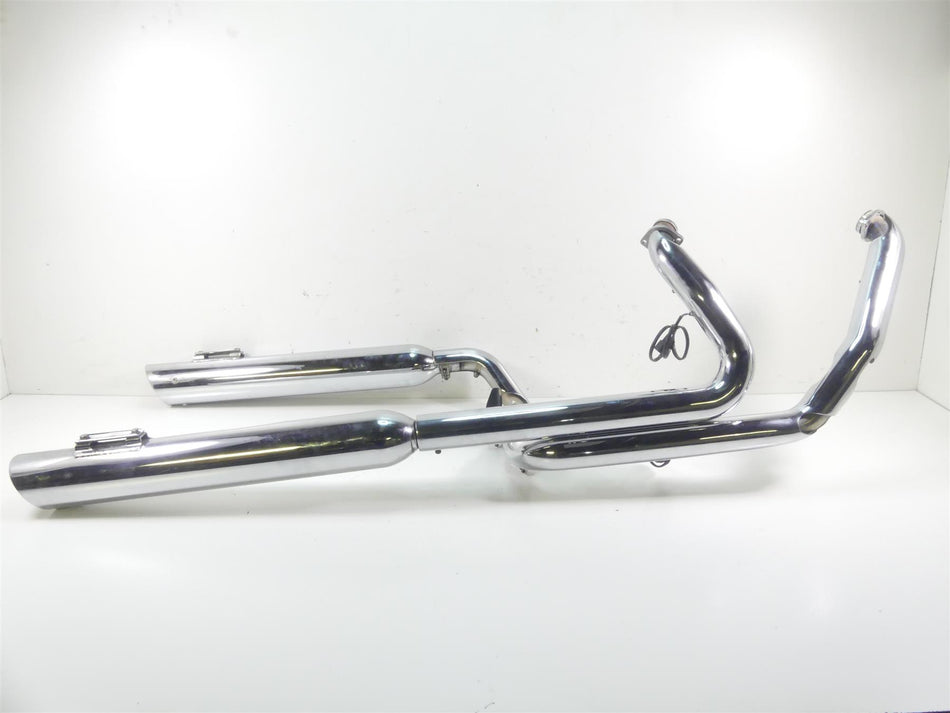 2014 Harley Touring FLHTK Electra Glide Cobra True Dual Exhaust System 6253DB1 {{ shop.shopifyCountryName }} - Mototech271