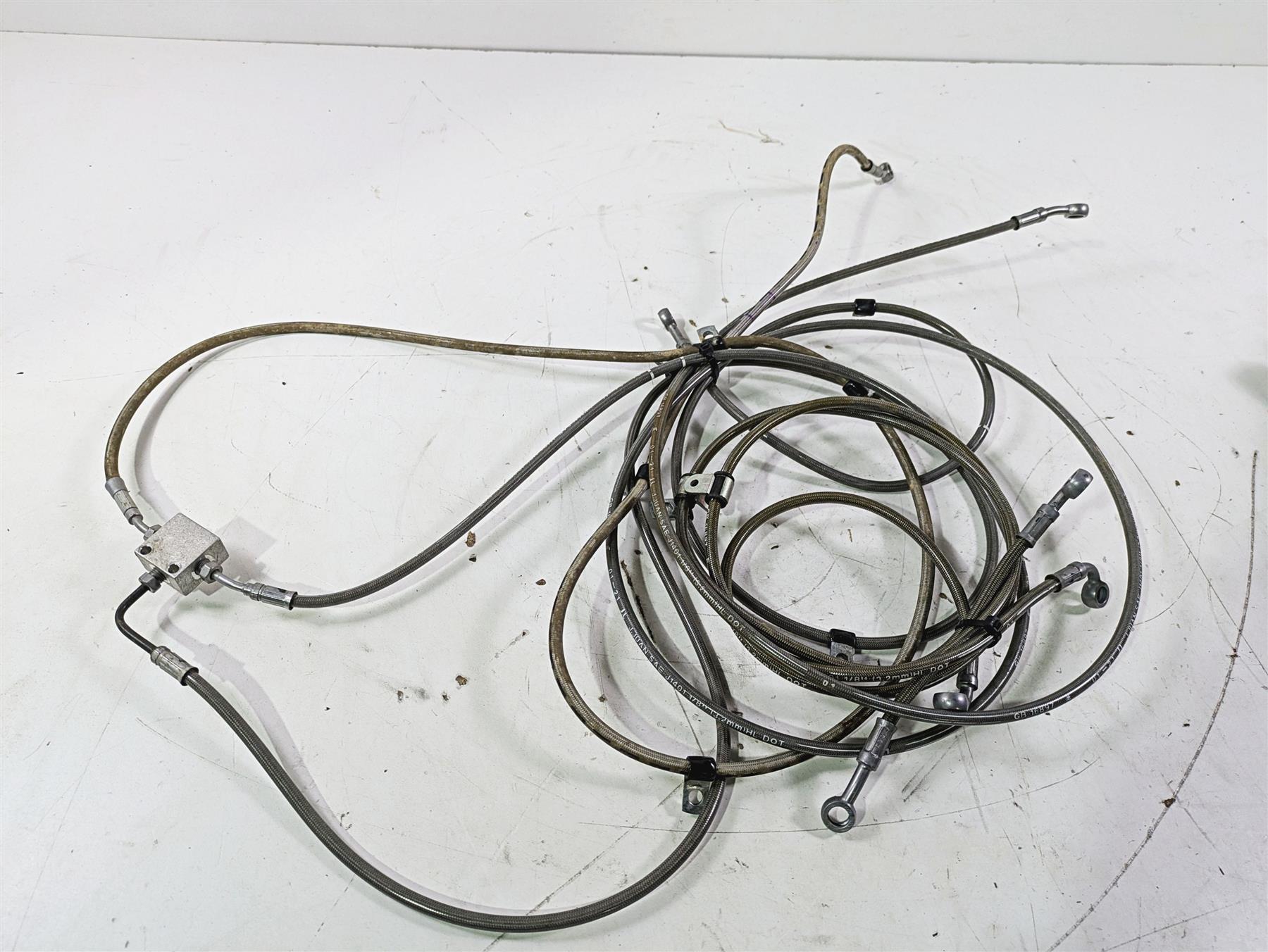 2022 Polaris RZR XP 4 1000 Premium Front Rear Brake Line Hose Set 1912881 | Mototech271