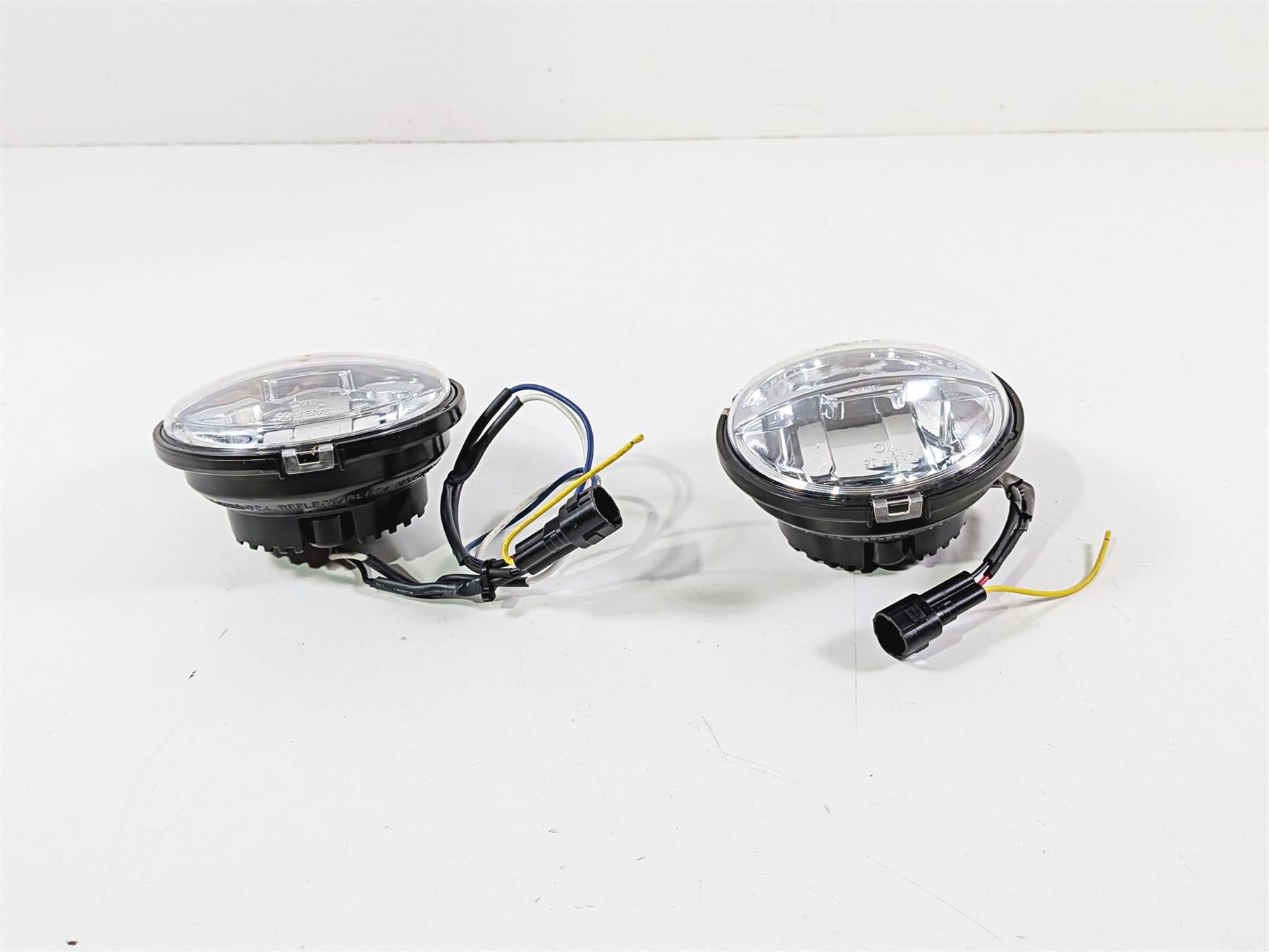 2015 Indian Chieftain Front Fog Spot Passing Light Lamp + Knob Set -Read 2412962-Mototech271