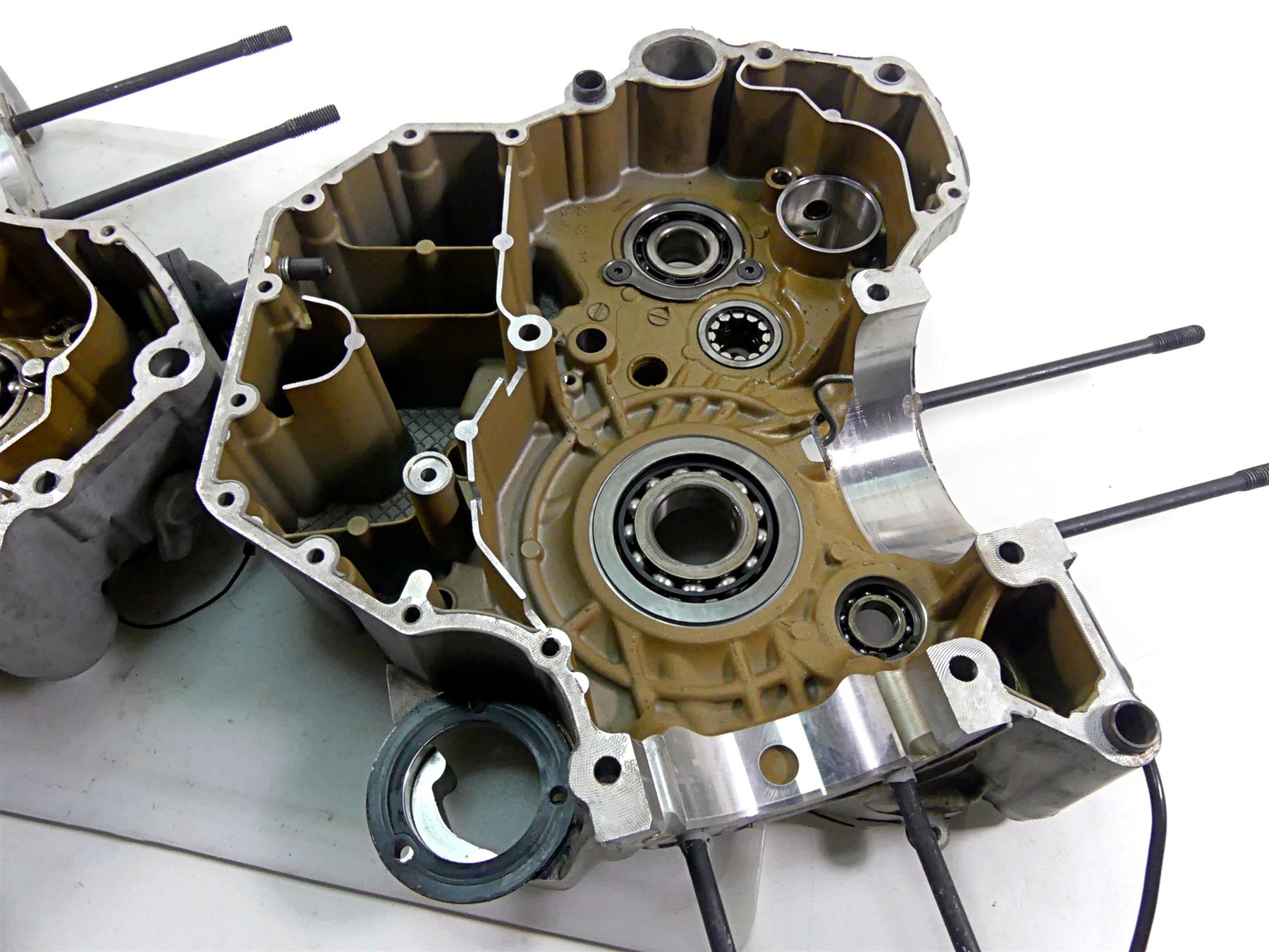 2012 Ducati Monster 1100 EVO Engine Crankcase Case Set Motor 22522281A {{ shop.shopifyCountryName }} - Mototech271