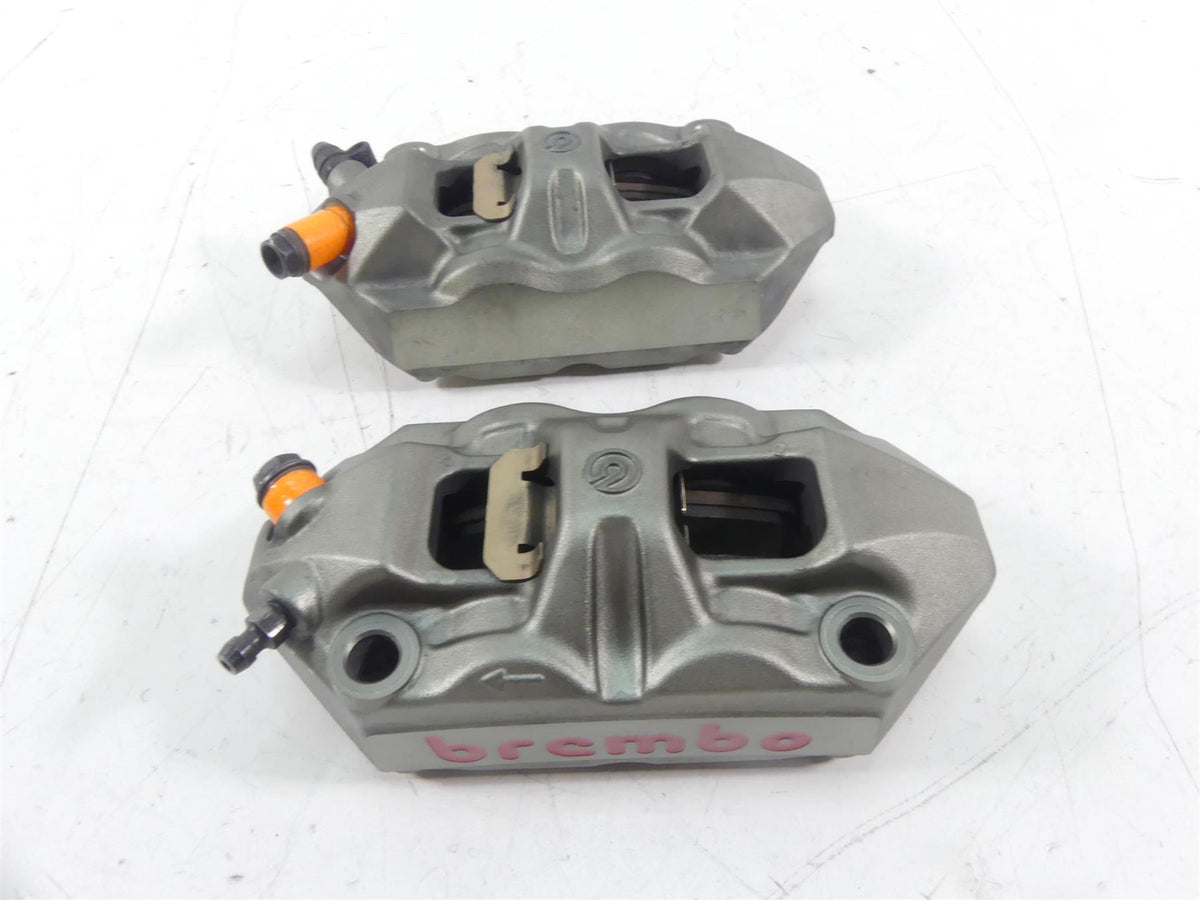 2015 Ducati Diavel Carbon Red Front Brembo Brake Caliper Set 61040901C 61040911C {{ shop.shopifyCountryName }} - Mototech271