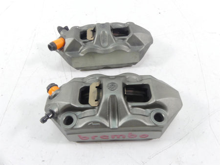 2015 Ducati Diavel Carbon Red Front Brembo Brake Caliper Set 61040901C 61040911C {{ shop.shopifyCountryName }} - Mototech271