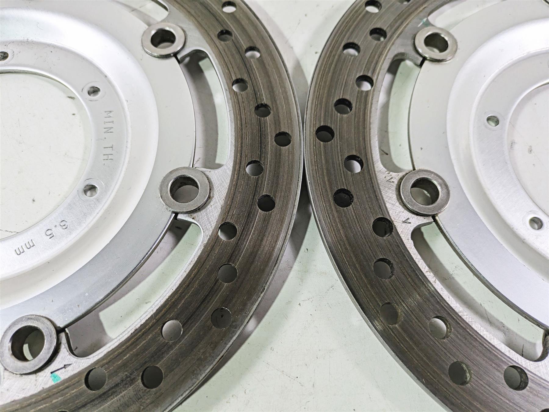 2002 Honda V-Twin VTX1800 C Front Brake Rotor Disc Set 45120-MCH-003 {{ shop.shopifyCountryName }} - Mototech271