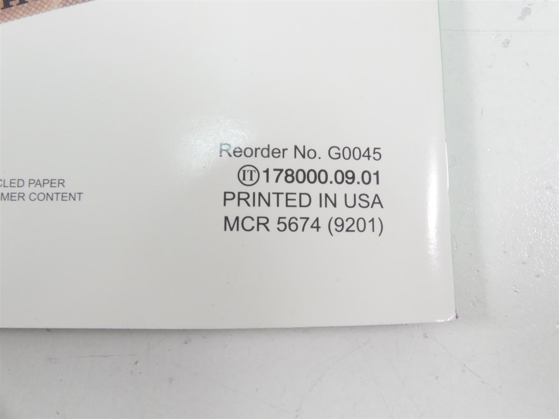 2003 Honda VTX1800 C Owners Manual Booklet Set 00X31-MCH-6100 00X51-ONM-6000 {{ shop.shopifyCountryName }} - Mototech271