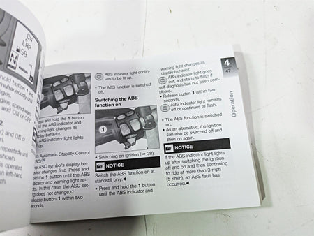 2017 BMW F800GS Adv K75 Owners Manual Book 01408354737 {{ shop.shopifyCountryName }} - Mototech271