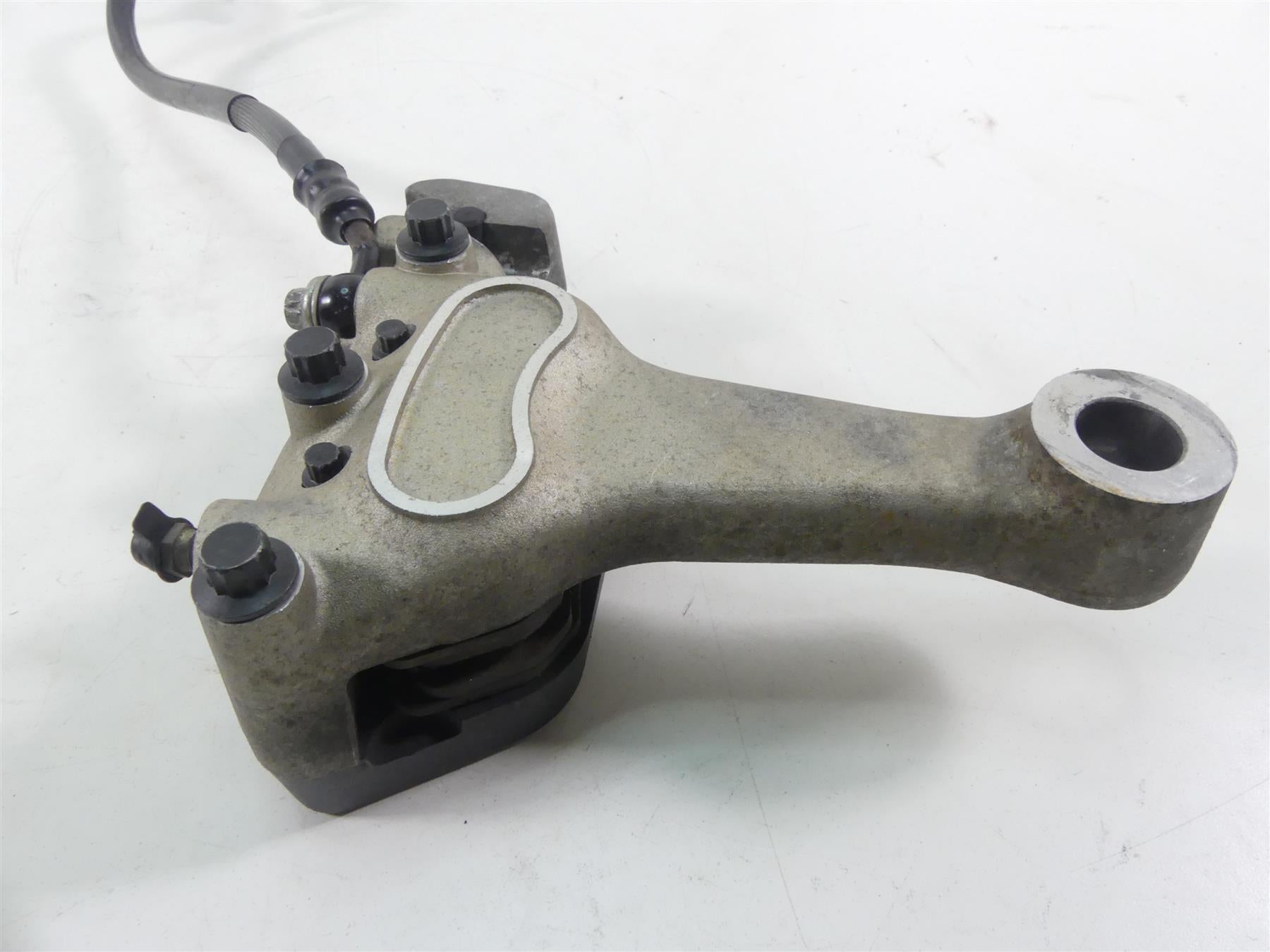 2001 Harley Touring FLHRCI Road King Rear Brake Caliper + Line Hose 44016-00D {{ shop.shopifyCountryName }} - Mototech271