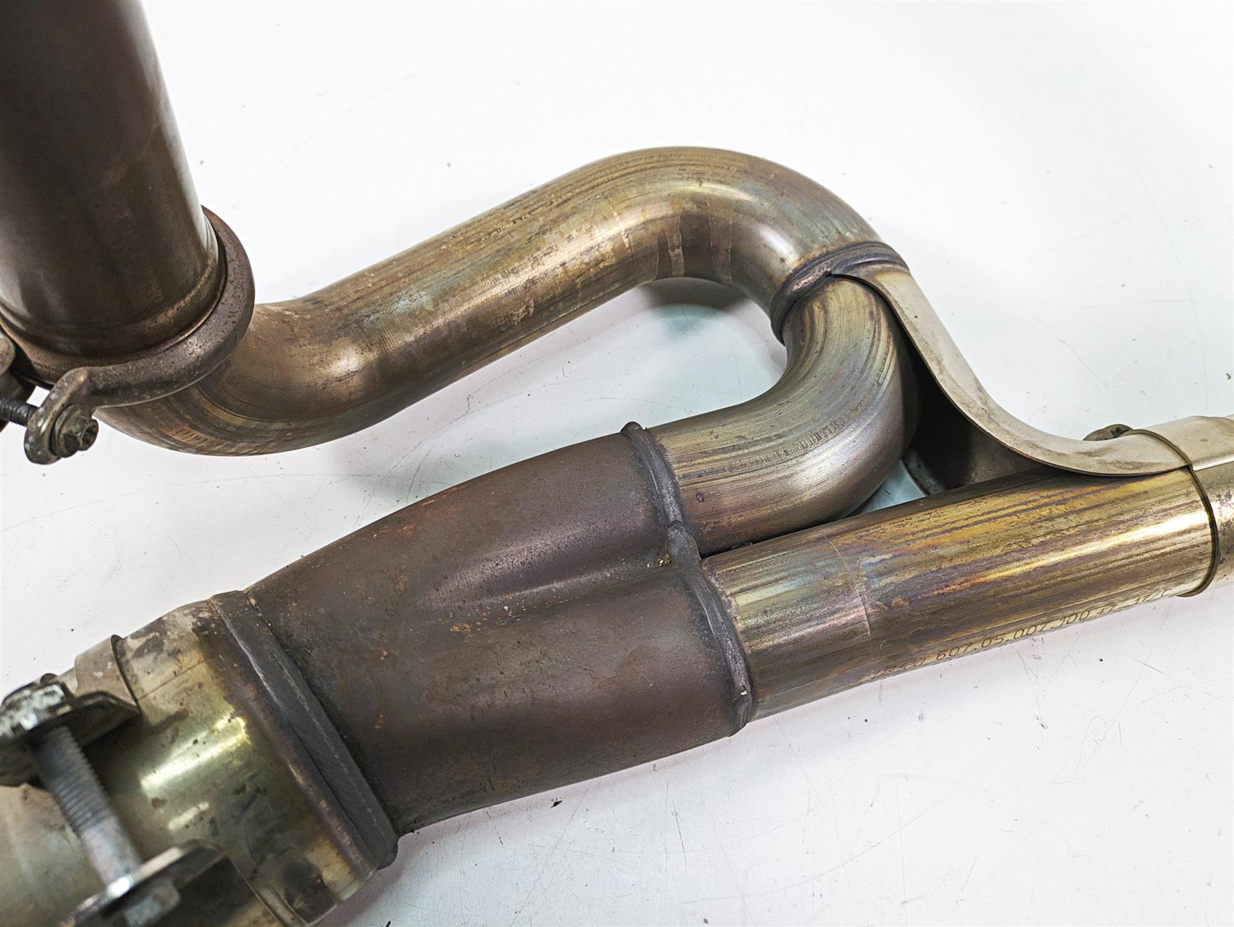2018 KTM 1090 Adventure R Oem Exhaust Header Manifold Pipe Set 60705007100 {{ shop.shopifyCountryName }} - Mototech271