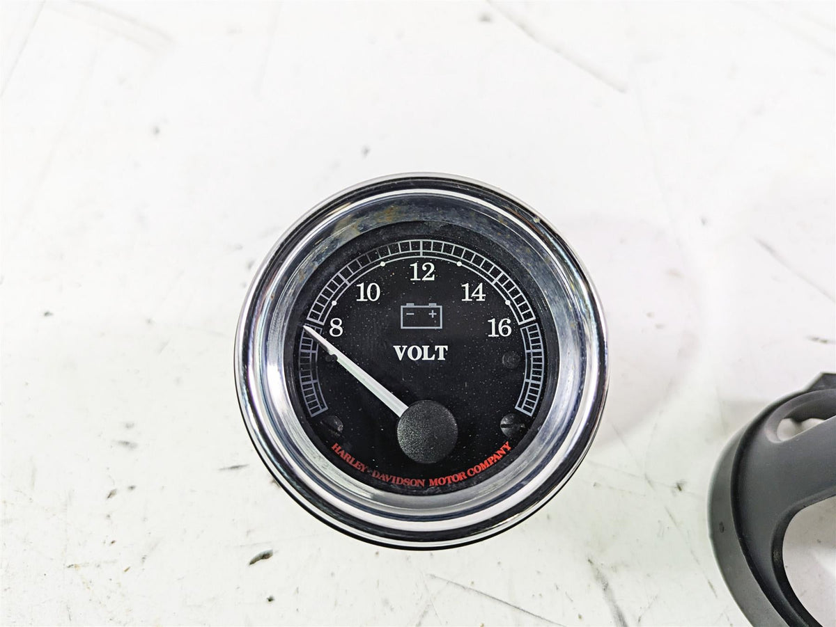 2003 Harley Touring FLHTCUI E-Glide 100th Volt Voltage Meter Gauge Read 74526-96 {{ shop.shopifyCountryName }} - Mototech271