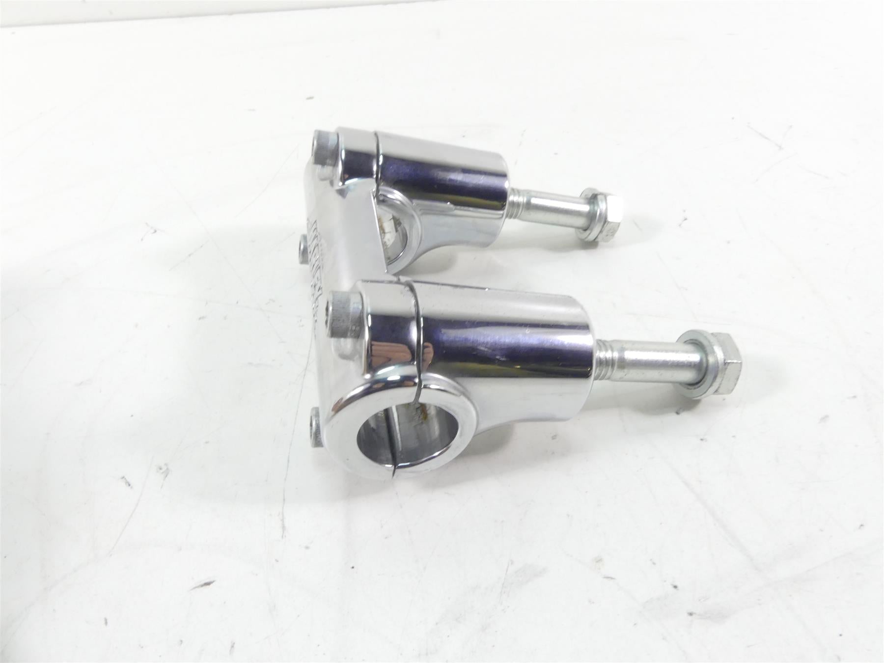 2017 Harley FLS Softail Slim Handlebar Handle Bar Riser Clamp Set 56998-09 {{ shop.shopifyCountryName }} - Mototech271