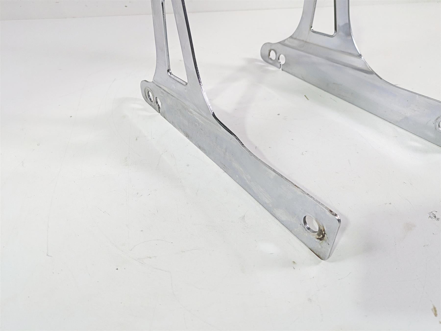 2008 Harley FXDL Dyna Low Rider 105TH Rear Chrome Back Rest Sissy Bar Mount {{ shop.shopifyCountryName }} - Mototech271