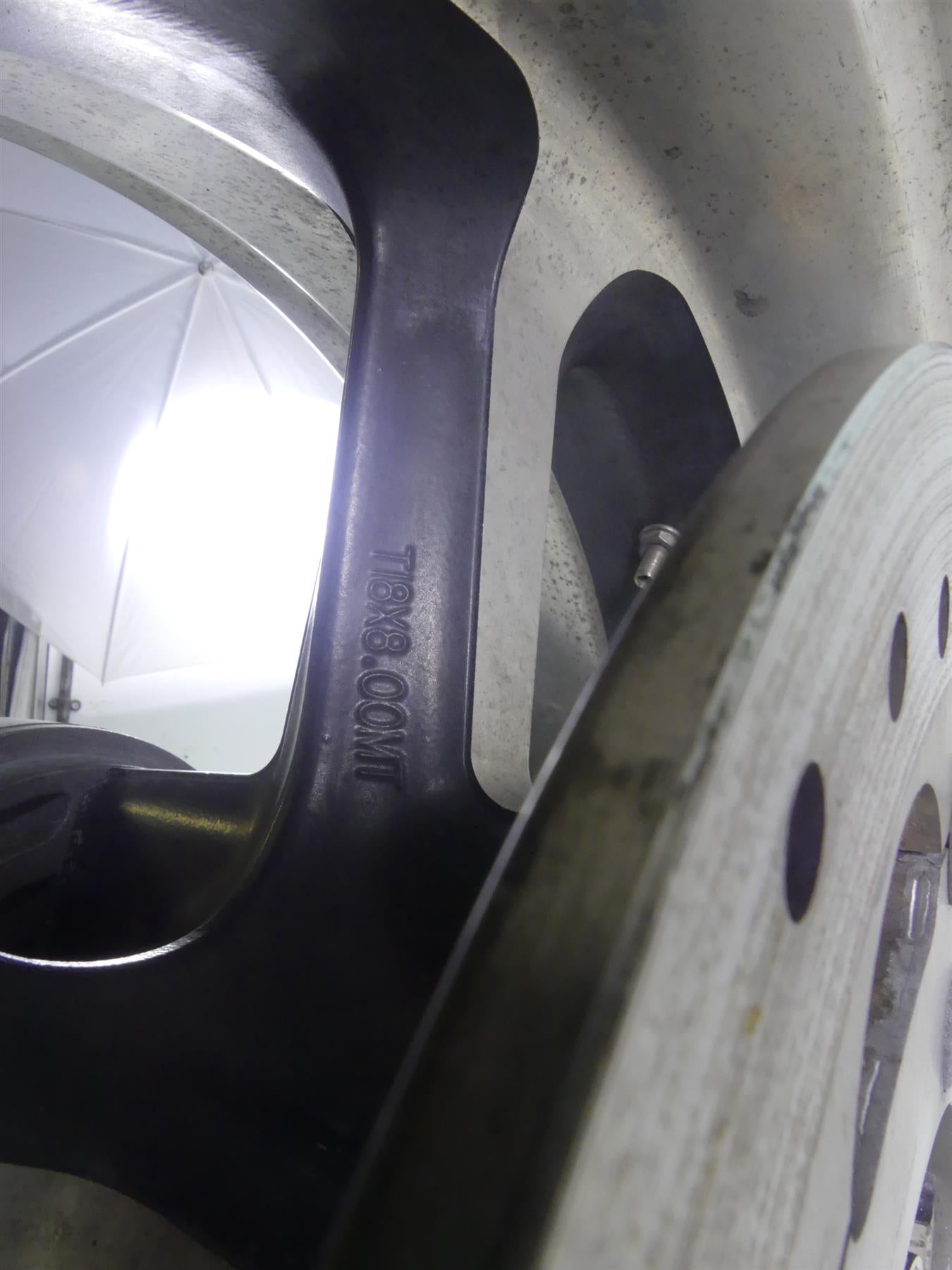 2013 Harley Davidson VRSCF Muscle Rear 18x8 Wheel Rim -Read 40900169 {{ shop.shopifyCountryName }} - Mototech271