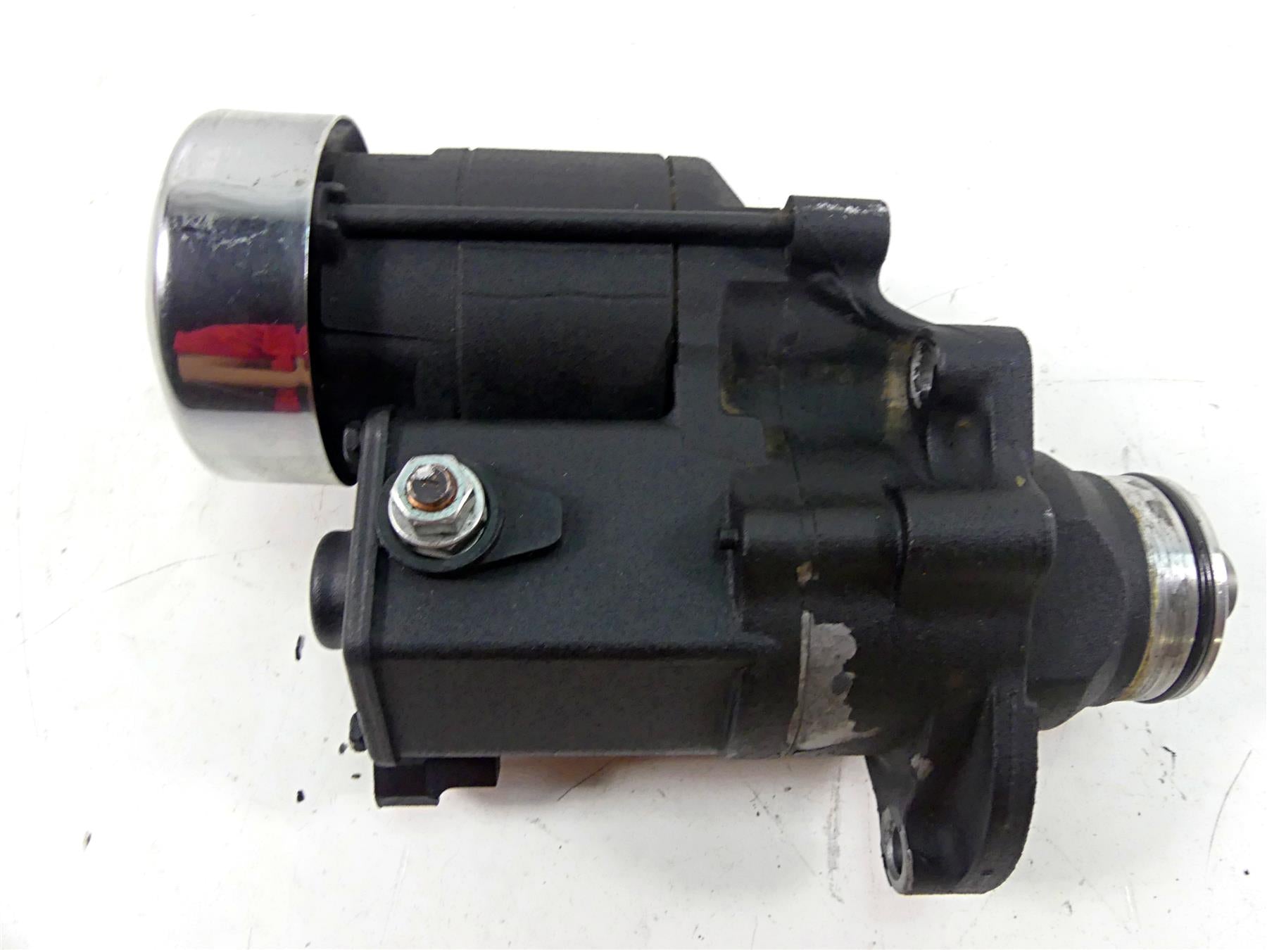 2007 Harley Touring FLHRC Road King Engine Starter Motor + Cover 31618-06A {{ shop.shopifyCountryName }} - Mototech271
