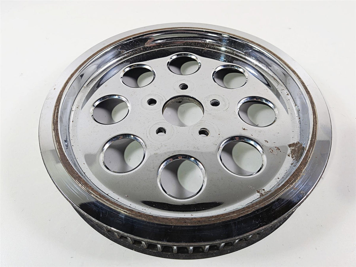 1998 Harley Dyna FXDL Low Rider Belt Pulley 70T 1.5" + Chrome Cover 40225-86A {{ shop.shopifyCountryName }} - Mototech271