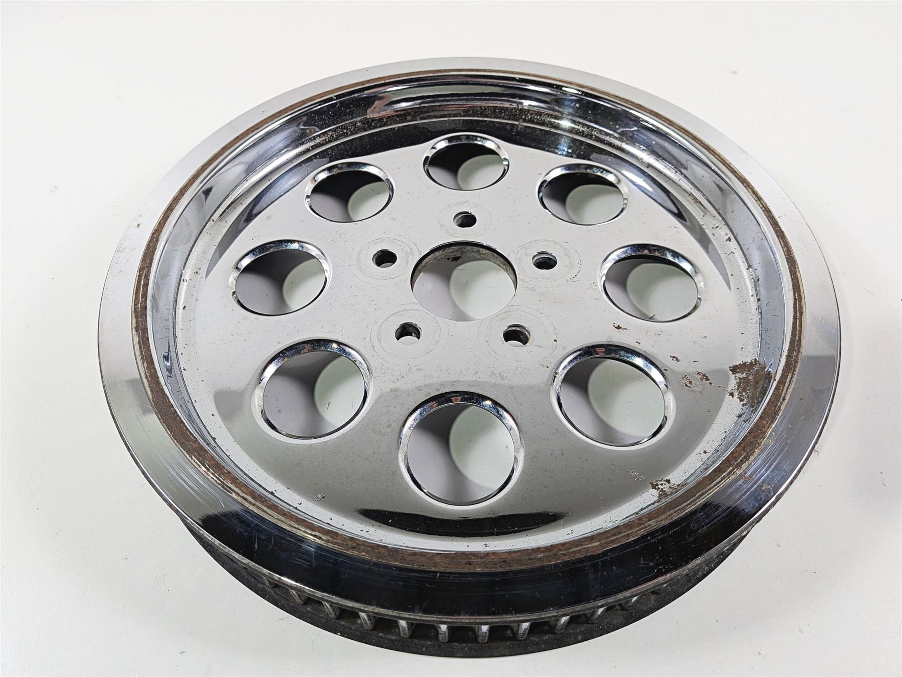 1998 Harley Dyna FXDL Low Rider Belt Pulley 70T 1.5" + Chrome Cover 40225-86A {{ shop.shopifyCountryName }} - Mototech271