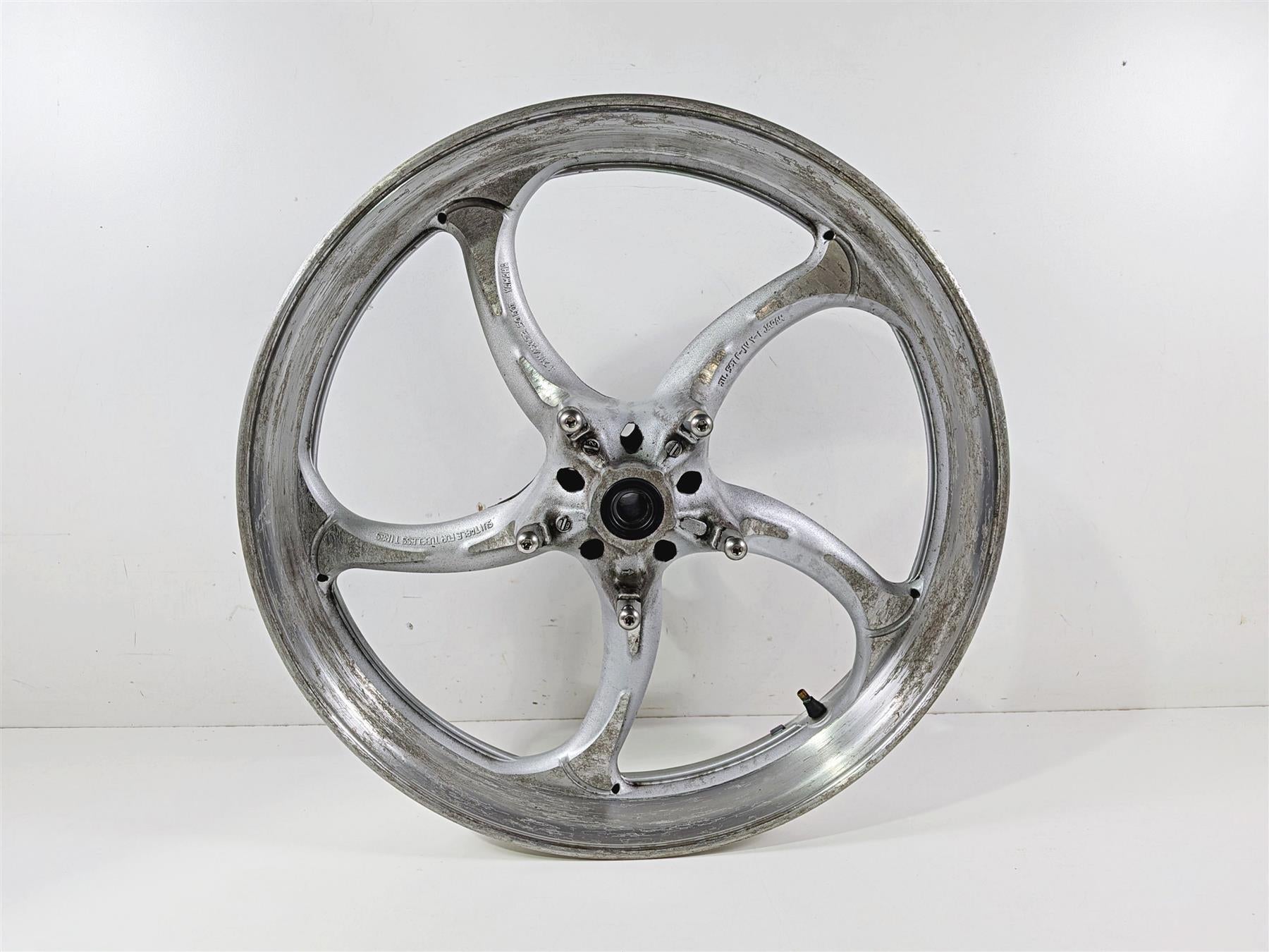 2012 Yamaha XV1900 Raider S Straight Front Wheel Rim 21x3.5 5C7-25168-01-35 {{ shop.shopifyCountryName }} - Mototech271