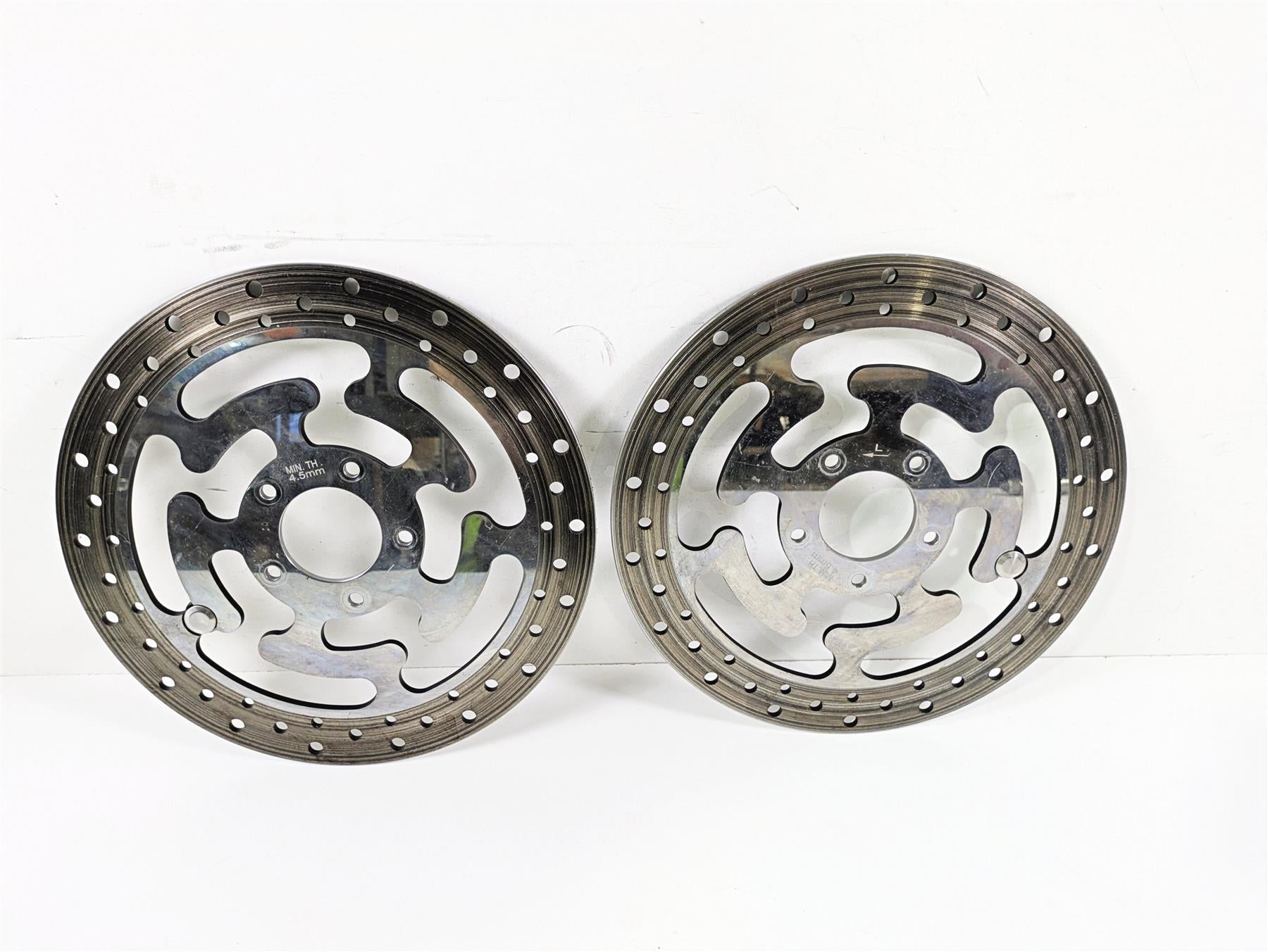 2016 Harley Touring FLHR Road King  Front Brake Disc Rotor Set 41808-08